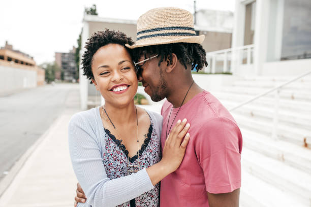 istock Happy tourist couple 860721410