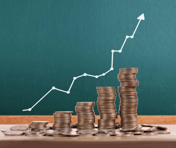 istock graph coins stock finance  business concept 860728416