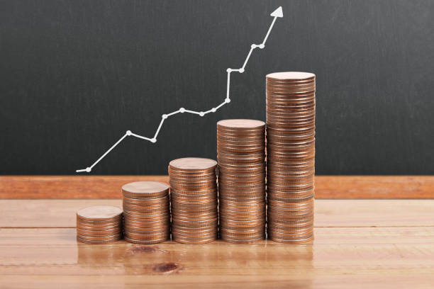 istock graph coins stock finance  business concept 860728418