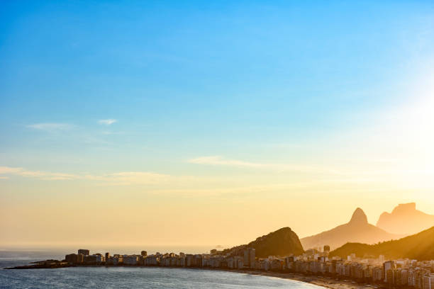 istock Copacabana beach at sunset in Rio de Janeiro 860728754
