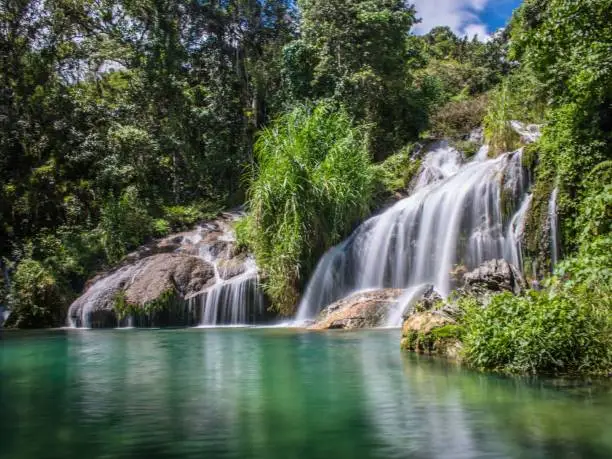 El Nicho waterfall in Cienfuegos (Cuba)