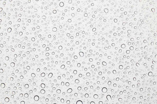 istock Water drops on glass, Rain droplets on glass background. 860743460
