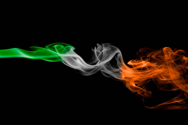 istock Ireland national smoke flag 860774694