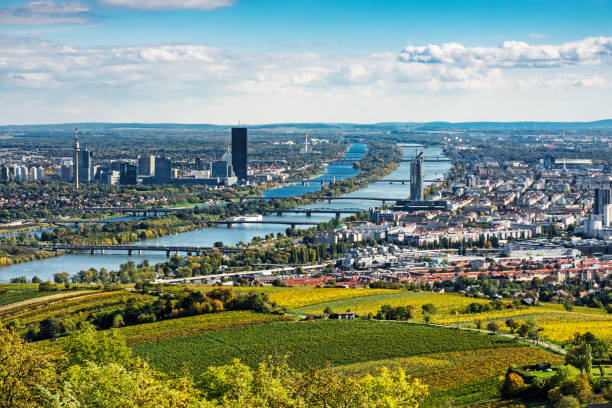 Vienna Aerial View In Autumn