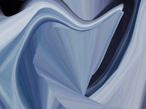 istock Blue waves of an ocean (abstract) 860798022