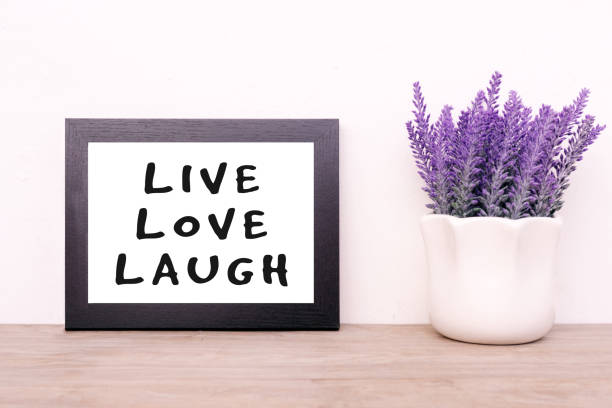 istock Inspirational Quotes - Live, Love, Laugh 860805596