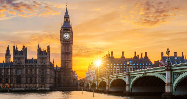 istock Big Ben and Westminster Bridge at sunset 860817930