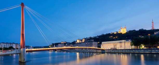istock View of Saone river at Lyon by night 860818062