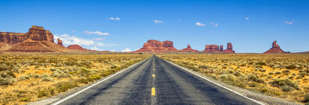 istock Scenic road to Monument Valley 860818144
