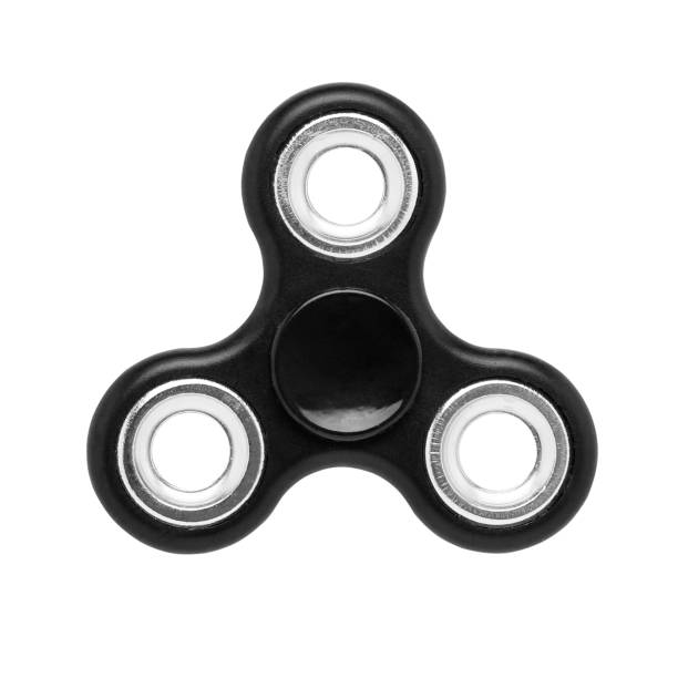 istock fidget finger spinner black anti stress toy isolated on white 860821208