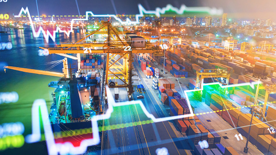 Crane cargo market and finance economic background