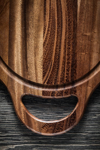 istock Carving board on wood background 860821928