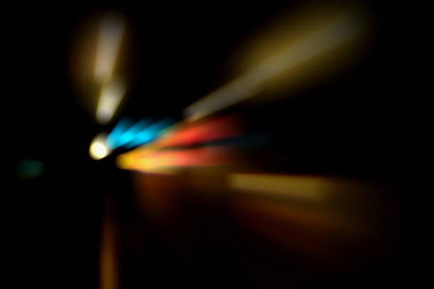 istock Blurry Illumination and night lights, car traffic motion blur the speed and dynamics 860825668