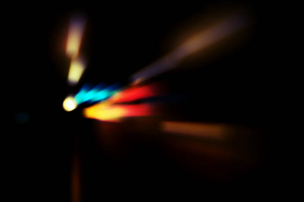 istock Blurry Illumination and night lights, car traffic motion blur the speed and dynamics 860825674