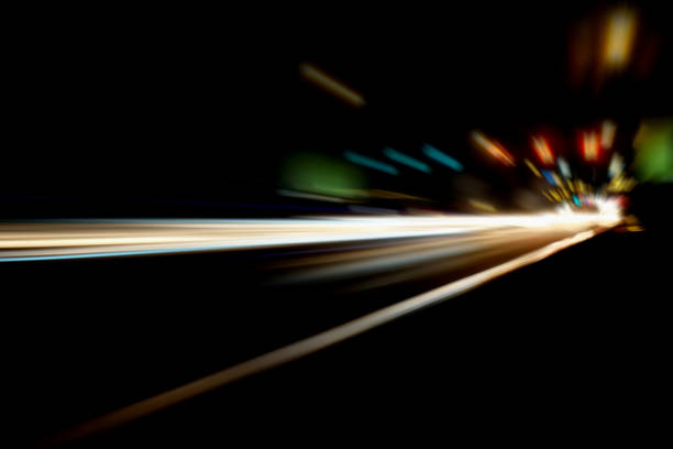 istock Blurry Illumination and night lights, car traffic motion blur the speed and dynamics 860825786