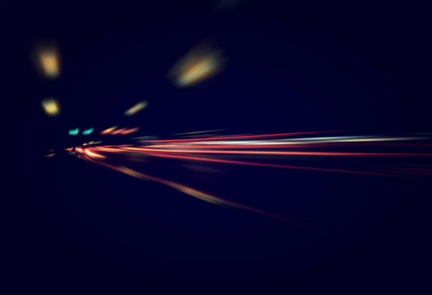 istock Blurry Illumination and night lights, car traffic motion blur the speed and dynamics 860825824