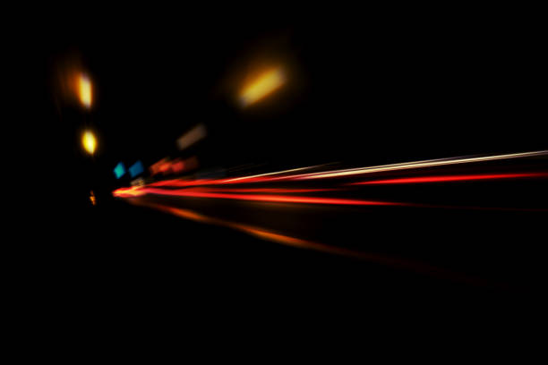 istock Blurry Illumination and night lights, car traffic motion blur the speed and dynamics 860825870