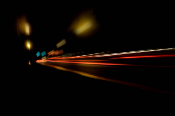 istock Blurry Illumination and night lights, car traffic motion blur the speed and dynamics 860825910