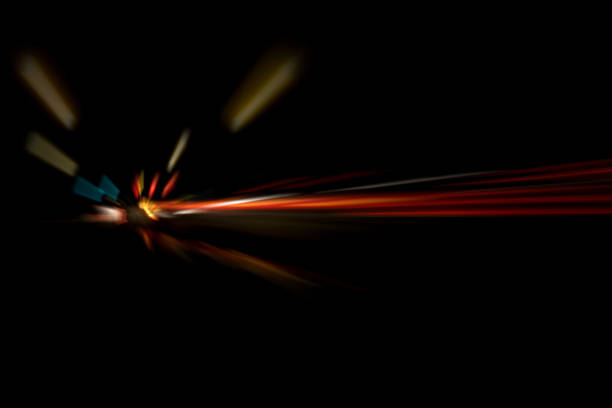 istock Blurry Illumination and night lights, car traffic motion blur the speed and dynamics 860825934