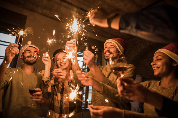 istock Shiny celebration of New Year! 860829834