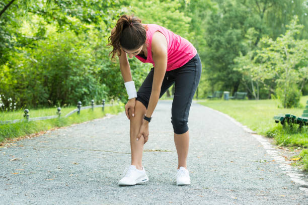 istock Female Jogger Having Pain In Her Leg 860848634
