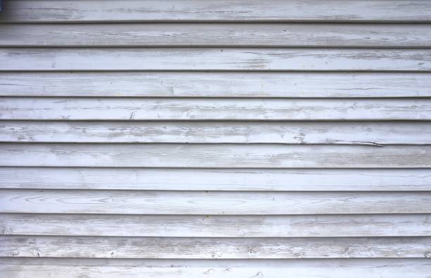 istock Light grey white wooden planks background 860849042
