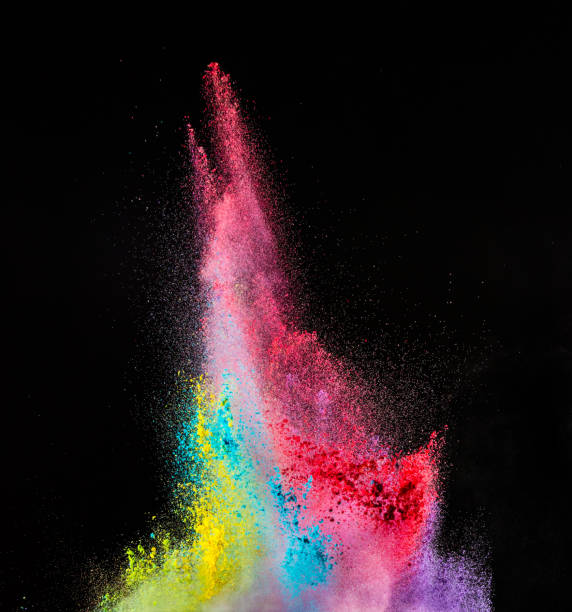 istock Freeze motion of colored dust explosion 860849144