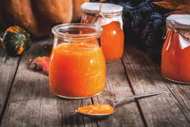 istock Sweet spicy pumpkin jam 860860946
