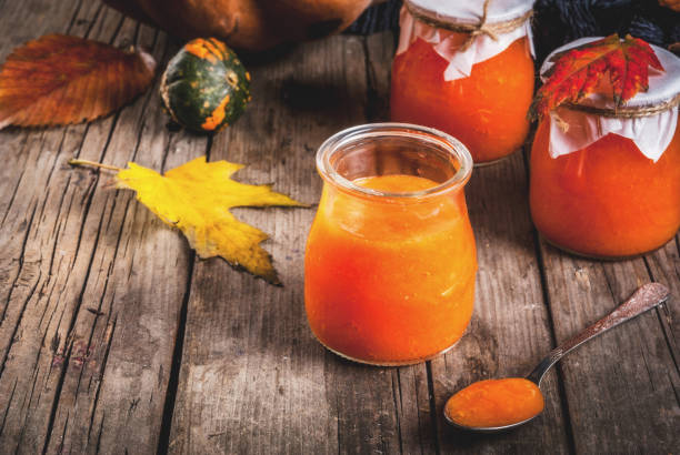 istock Sweet spicy pumpkin jam 860861042