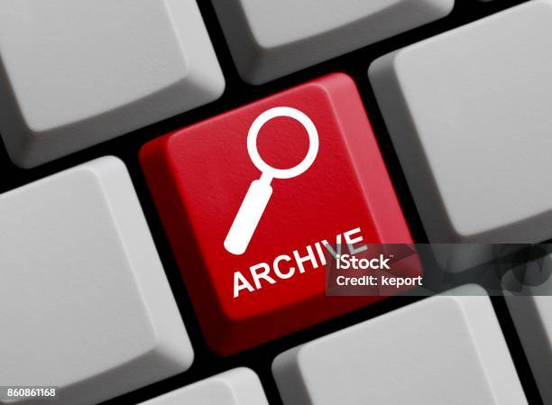 Computer Keyboard Archive Online Stock Photo - Download Image Now - Business, Business Finance and Industry, Button - Sewing Item