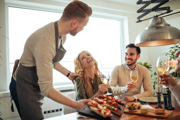 Meals are the setting for all your big talks