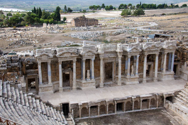 istock Ancient Amphitheater of Hierapolis, Denizli, Turkey 860865530