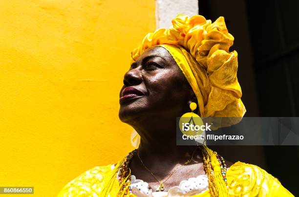 Brazilian Woman Of African Descent Bahia Brazil Stock Photo - Download Image Now - African Culture, African Ethnicity, Women