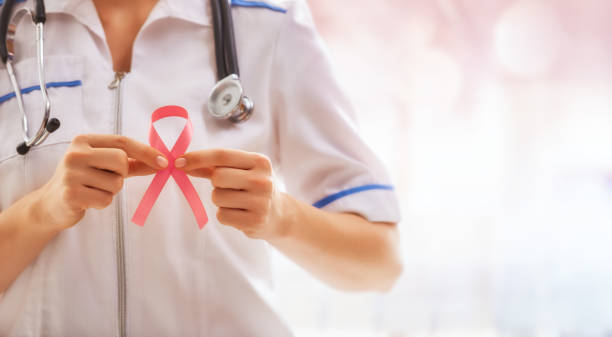 istock Pink ribbon concept 860884276