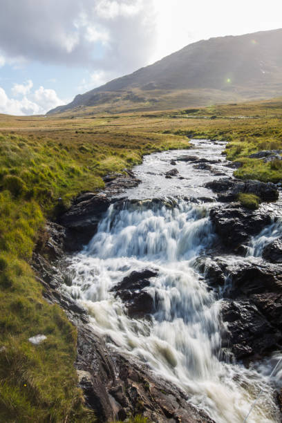 istock Small waterfall near Maam in Connemara 860892254