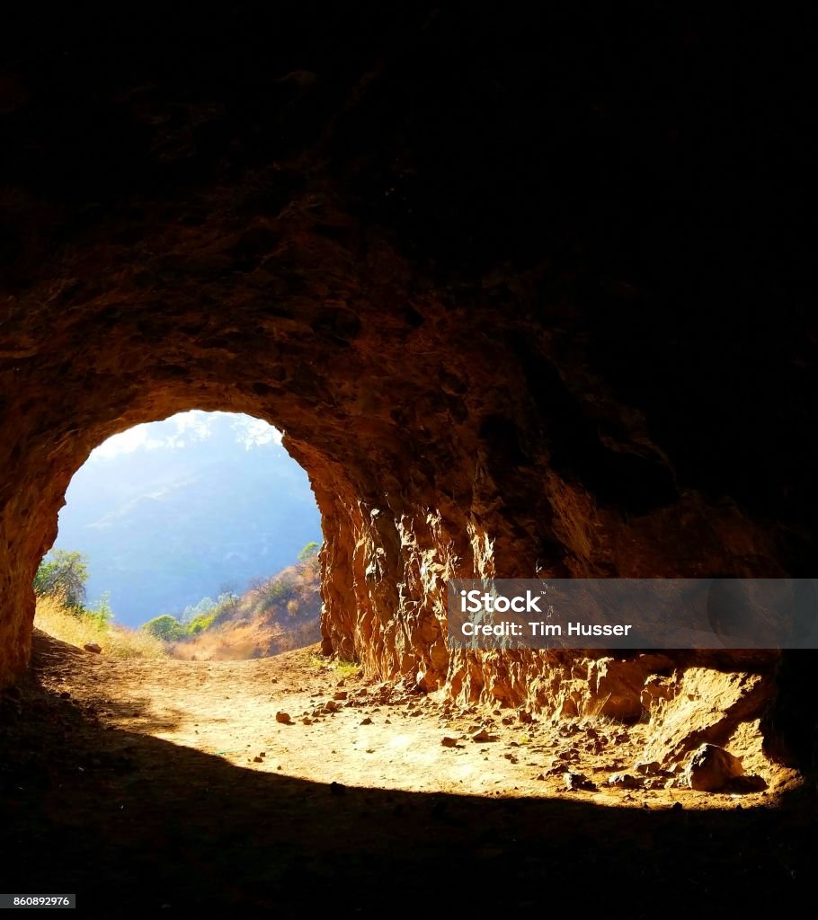 Cave Cave opening Cave Stock Photo