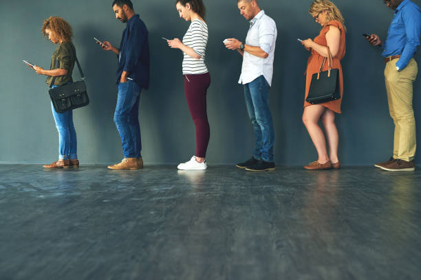 istock Getting busy with our phones 860895340