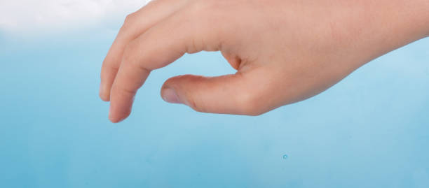 istock Model airplane and a man figurine in water 860899142