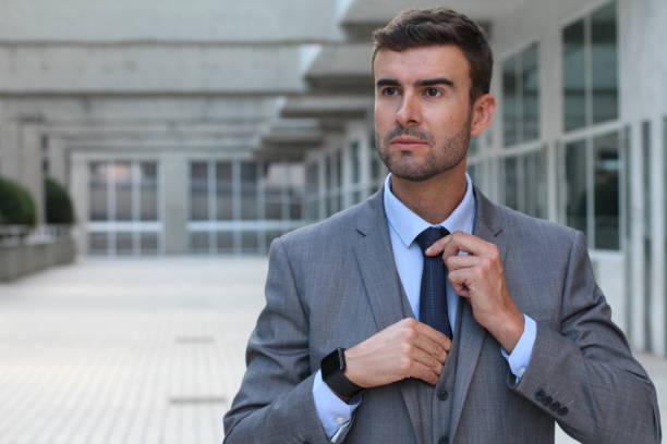 istock Cute businessman dressed to impress 860899886