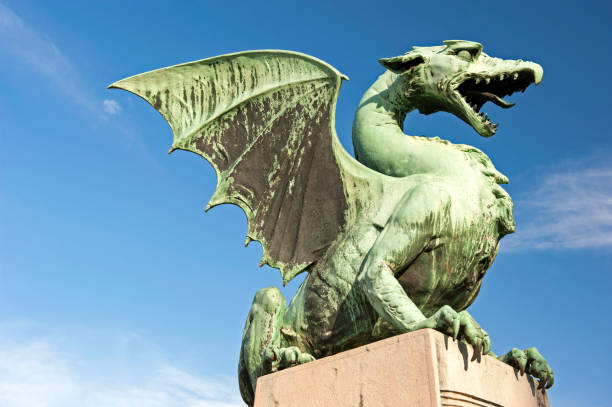 istock Dragon bridge in Ljubljana 860910602