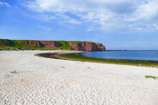 Vew of the island of Helgoland to the cliffs Vew of the island of Helgoland to the cliffs helgoland stock pictures, royalty-free photos & images