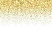 istock Gold glitter texture vector gradient background 860912304