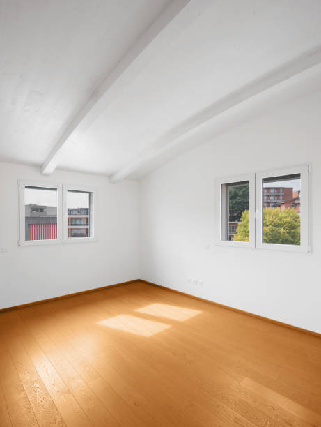 istock Interior of modern apartment, empty room 860915682