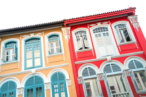 istock Colorful buildings, Singapore 860925566