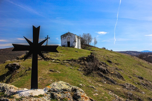 Medieval chapel on the Pchelina dam, Bulgaria
