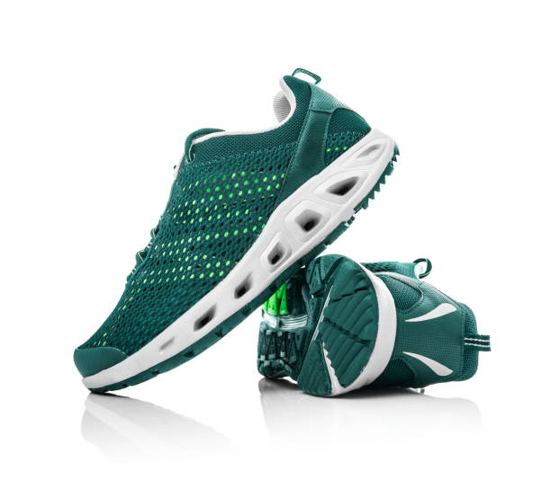 istock Unbranded sneakers isolated on a white background 860932654