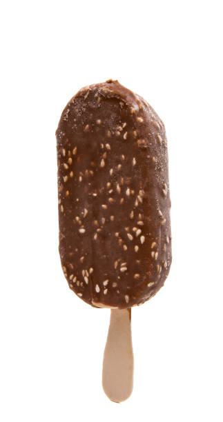istock Chocolate ice cream on stick isolated 860935858