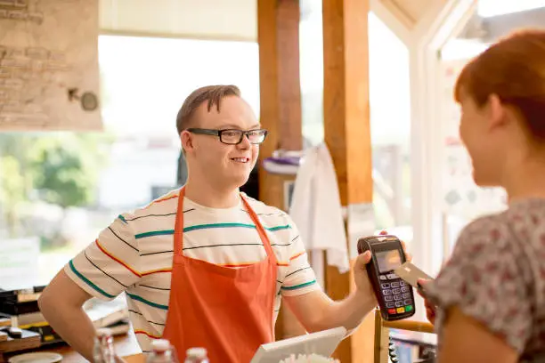 Photo of Making a Payment in the Farm Cafe