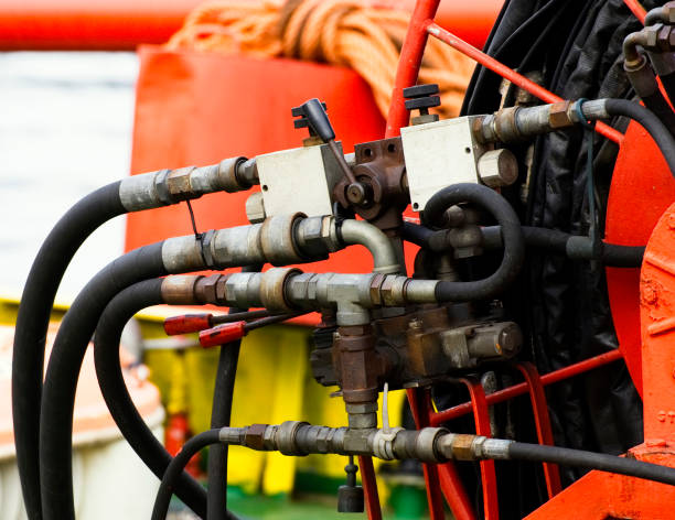 istock detail of hydraulic pipe 860948076