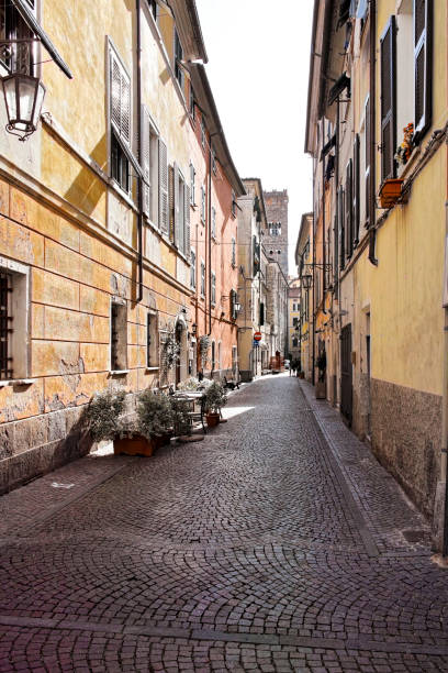 detail of building in sarzana la spezia